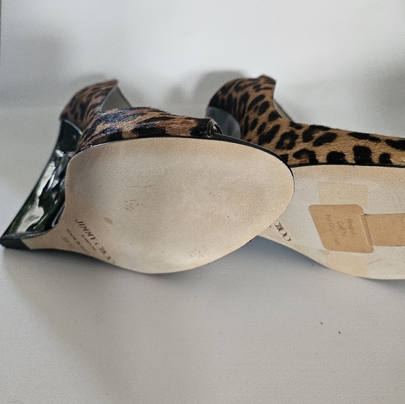 Never Worn Jimmy Choo Pony Style Calfskin Wedges - Picture 3 of 6